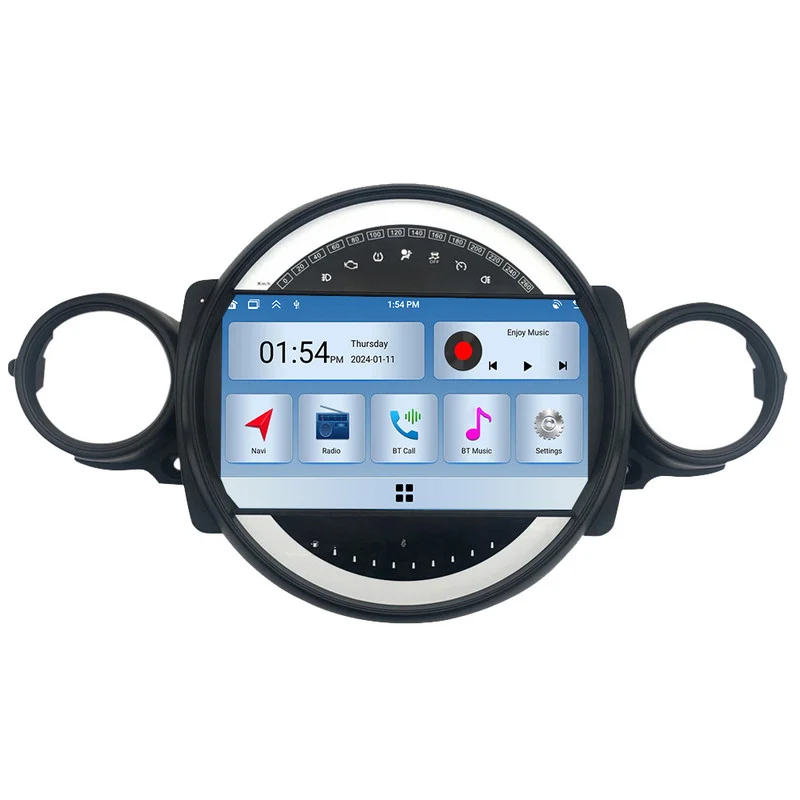 Autorrádio Multimédia Szsmart 6gb Ram 128gb Rom Carplay Para Bmw Mini Cooper R56 R60 2007 2014 Carro Rádio Bluetooth Gps