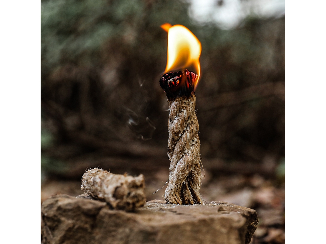 Corda de Aço para Iluminação e Fogueira Camping