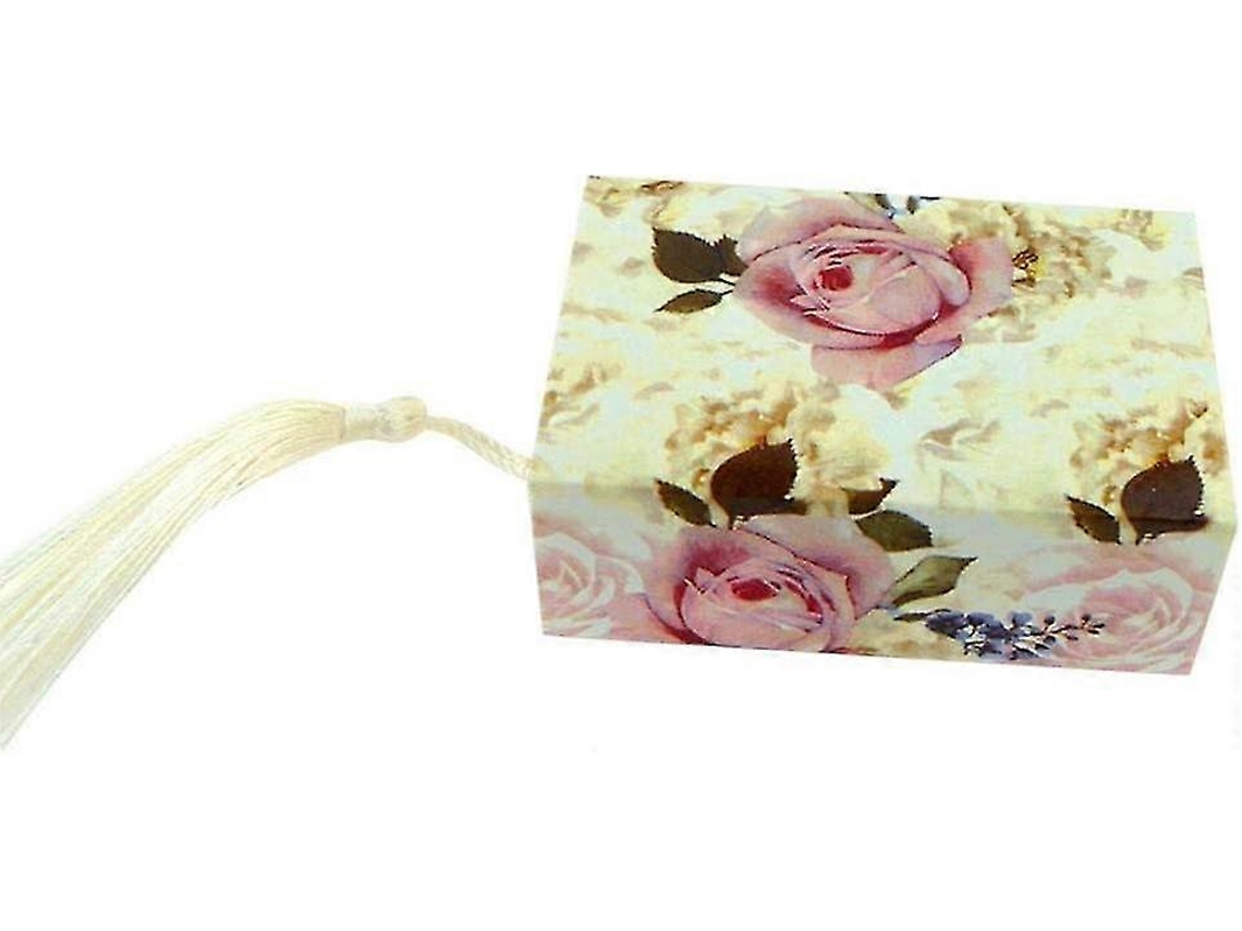 50 Caixas De Doces Com Estampa De Rosas, Caixa De Presente Para Doces, Caixa De Lembrancinha De Casamento. Hengjian