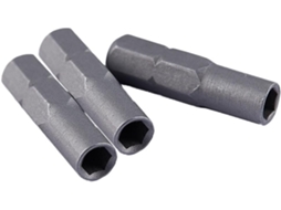 Conjunto De 3 Encaixe 1/4" Para Soquete 4 Mm, Precisão Curto 25 Com Ímã Chave Fenda Metal