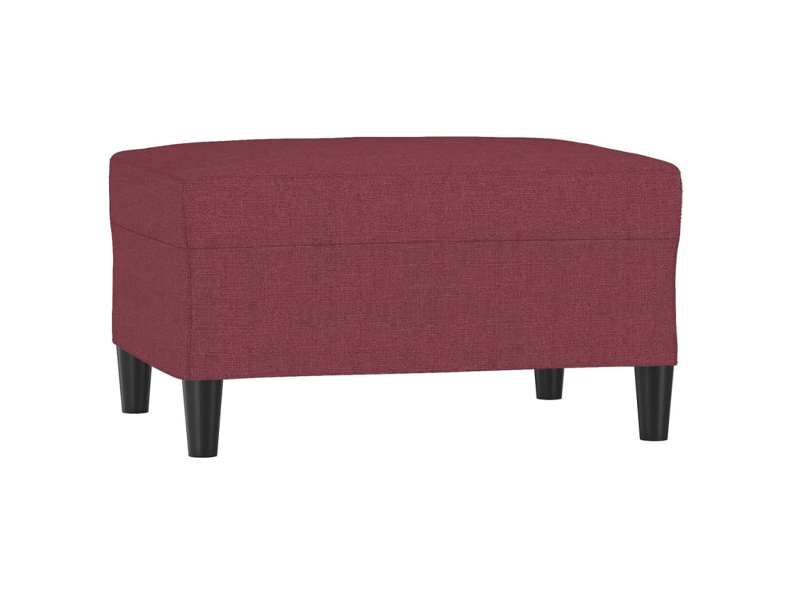 Footstool, Footstools Vidaxl Vermelho Tecido (70 X 55 X 41 Cm)