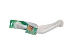 Barra De Apoio Angular Godonnier Aço Branco Barra De Apoio Ø 2,5 Cm Conforto E Segurança