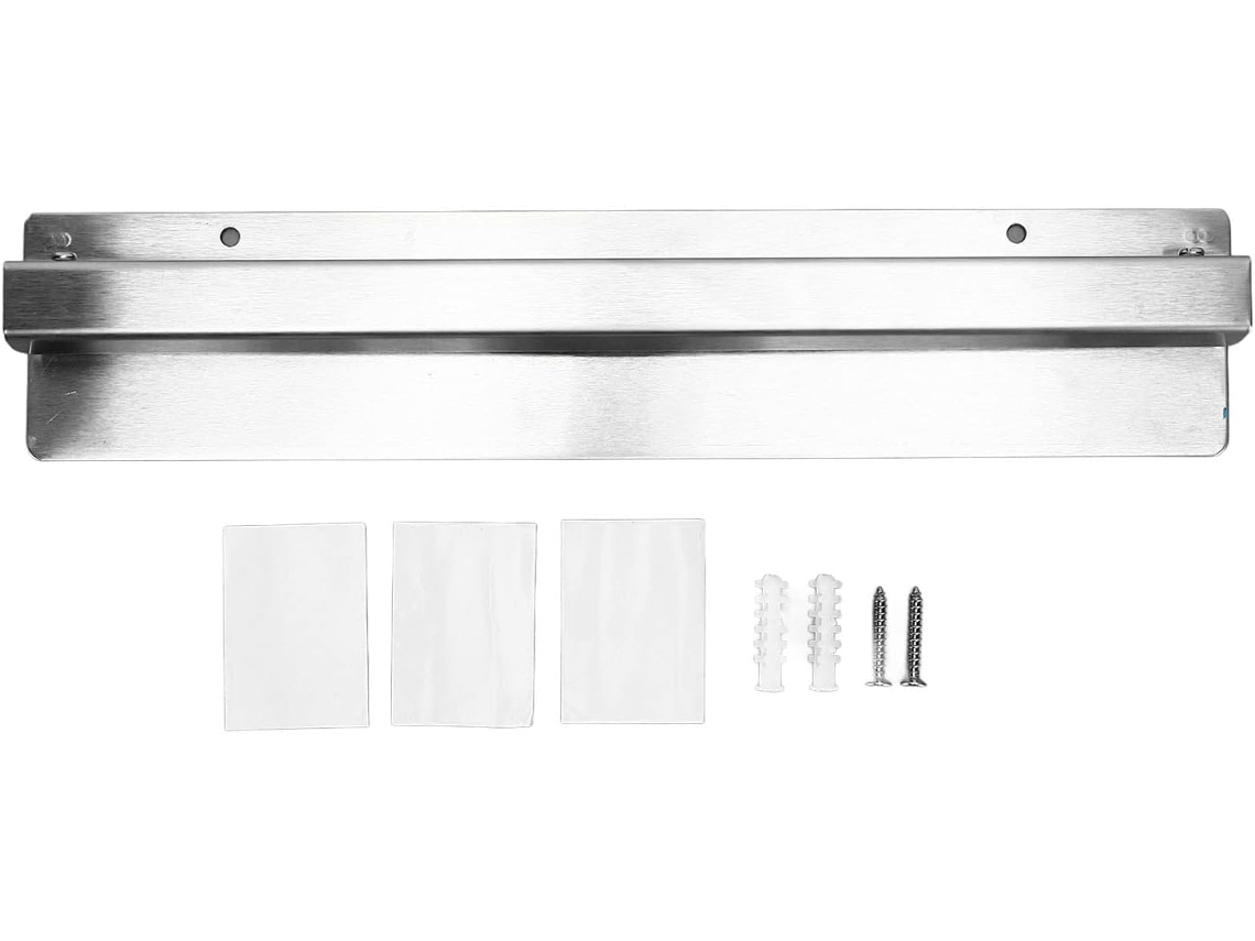 Porta Cartões De Visita Em Aço Inoxidável Para Parede, Ideal Para Bares, Restaurantes E Cafés (30 Cm Gokoco