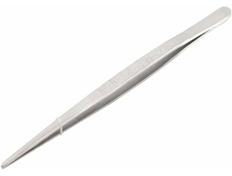 Chef e Co Pentole Agnellicoix360330 Pinça de Chef Pentole Agnelli em Aço Inoxidável 18/10 Moderna 30 Cm Cinza CHEF AND CO