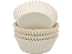 Formas para muffins Lurelia, 100 unidades, brancas, para muffins e cupcakes.
