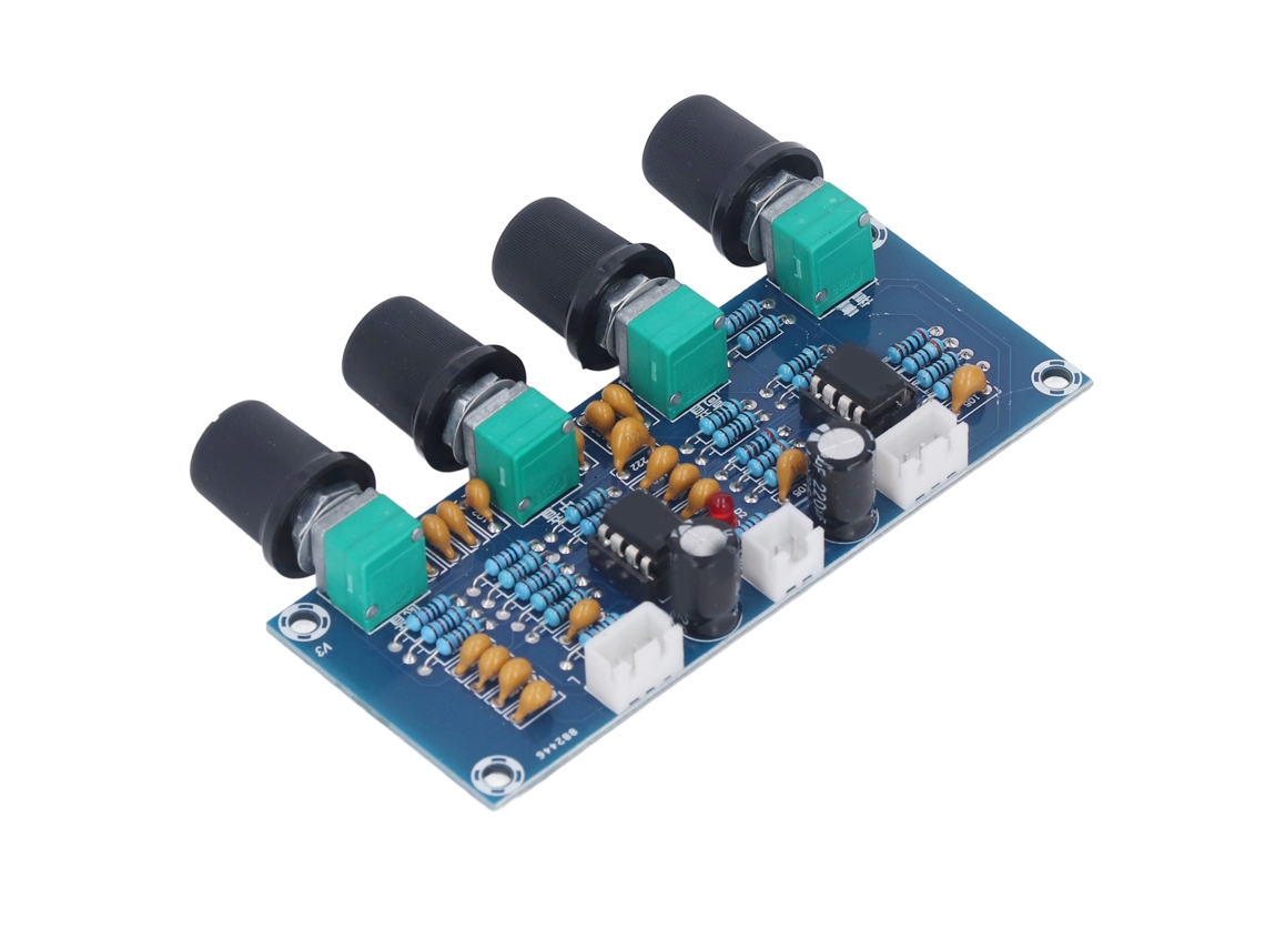 Laxiscreed Módulo Pré-amplificador Dual-canal Para Amplificadores Digitais, 12v-24v Dc