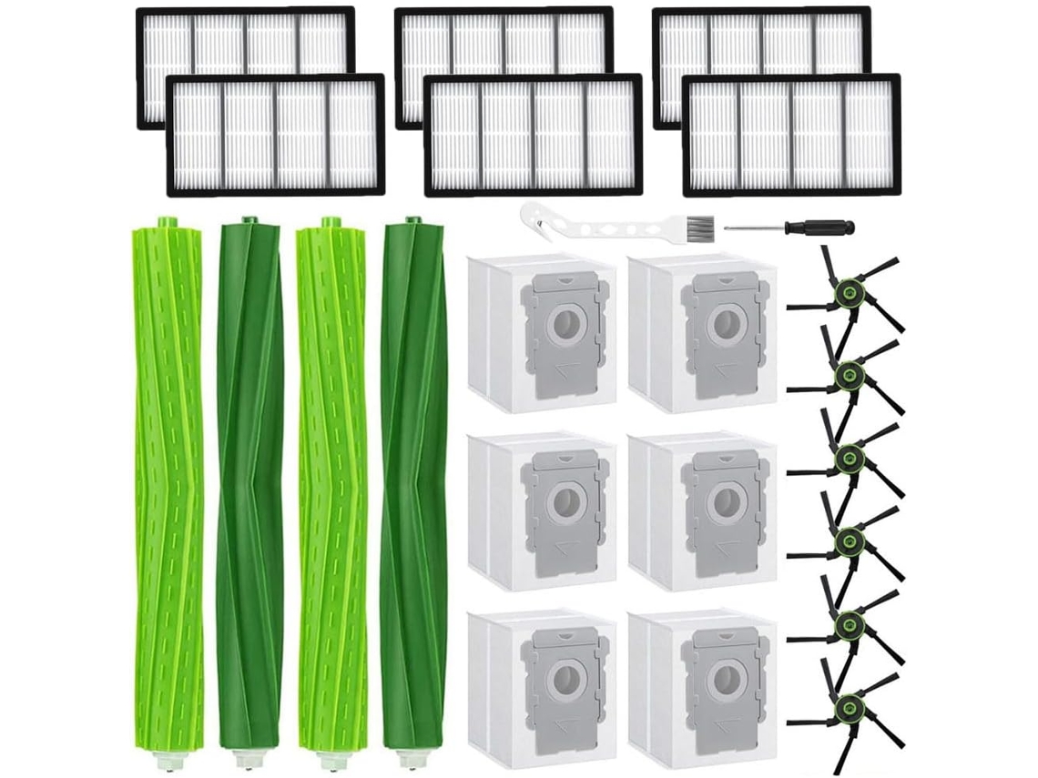 Kit De Substituição Para Irobot S9 (9150) S9+ E S9 Plus (9550) Acessórios Aspirador Robô (22 Peças) Cuich