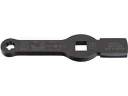 Chave de impacto Torx HAZET 2872-E20 com 2 superfícies de impacto: quadrado oco 3/4 de polegada 20 mm perfil Torx externo E20