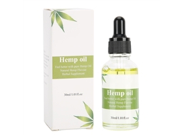 Óleo De Sementes De Cânhamo 30ml Extrato Natural Para Alívio Da Ansiedade Estresse E Melhor Sono