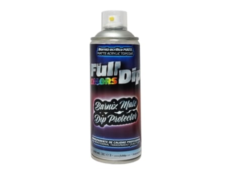 Tinta FULL DIP Verniz Acrílico Mate Spray 400 Ml