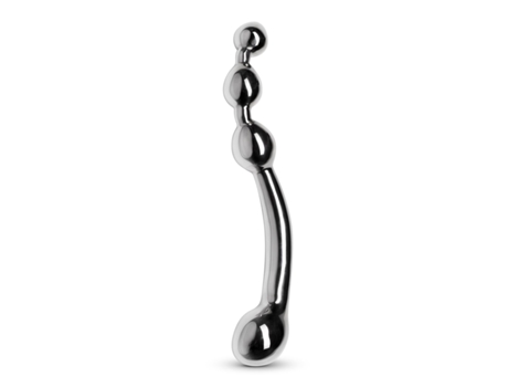 Dildo Anal De Metal Com Bastão De Prazer Multi-Estímulo SINNER GEAR UNBENDABLE