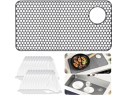 Tapete De Silicone Para Pia, 72x 36, 5cm, Base Antiderrapante, Durável, Inclui Filtros