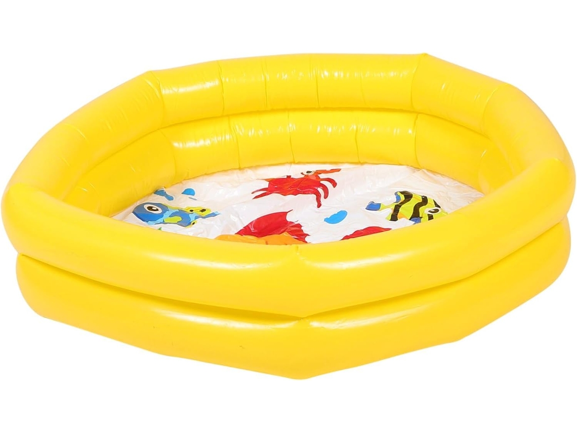 Piscina Inflável Amarela de Pvc para Bebês, Piscina Infantil Portátil Uso Doméstico, Ideal CHABERLU