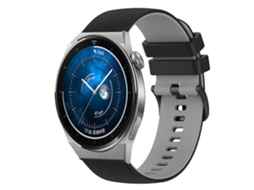 Pulseira De Silicone Quadriculada Bicolor Para Huawei Watch Gt3 Pro 46mm 22mm