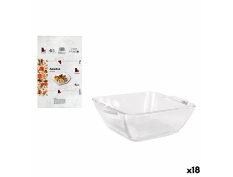 Conjunto Para Aperitivos Arcoglass Anubis (vidro transparente)