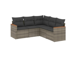 Garden Sofa Set, Garden Sofa Sets Vidaxl Cinzeto Rattan / Vime (n/a)