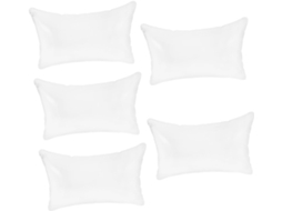 Conjunto de 5 Travesseiros Infláveis para Camping, Transparentes, com Design Ergonômico, Leves e CHABERLU