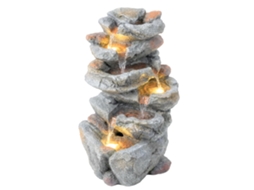 Fonte de Jardim Cascata 6 Níveis 33x27x53cm BTFORUS