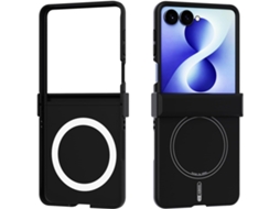 Capa Para Samsung Galaxy Z Flip 8 2026,revestimento Rígido Em Policarbonato Resistente A Riscos, Carregamento Rápido. Preto Hexinyigjly