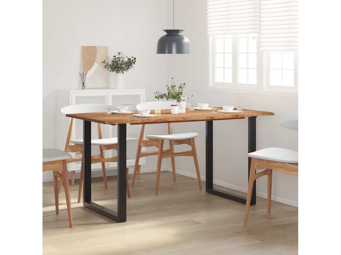 Vidaxl Mesa De Jantar 154x80x76 Cm Madeira De Acácia Maciça
