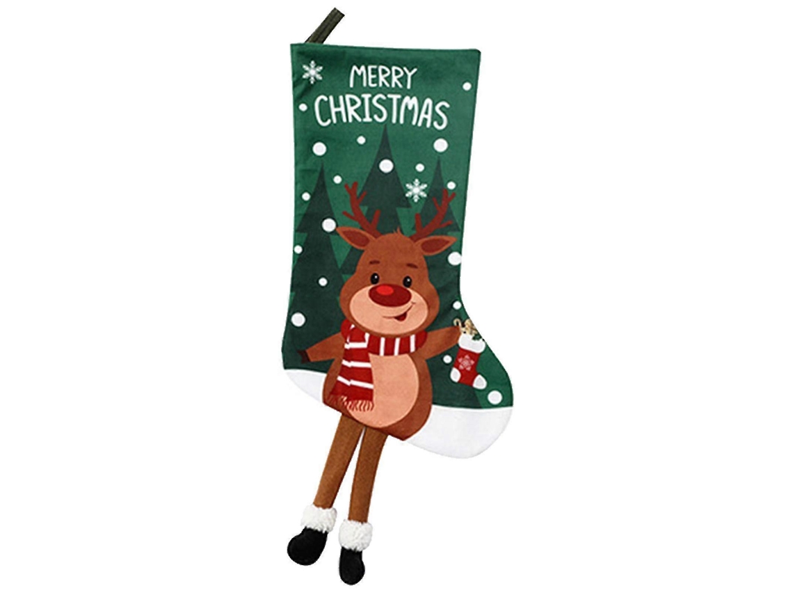 Enfeite De Natal Para Pendurar Em Saco De Presente, Árvore De Papai Noel, Tecido Não Tecido Olysi Shop