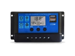 Controlador de carga solar, controlador de carga solar 100A, painel solar atualizado, porta USB, regulador de morcego inteligente 283 S/MARCA