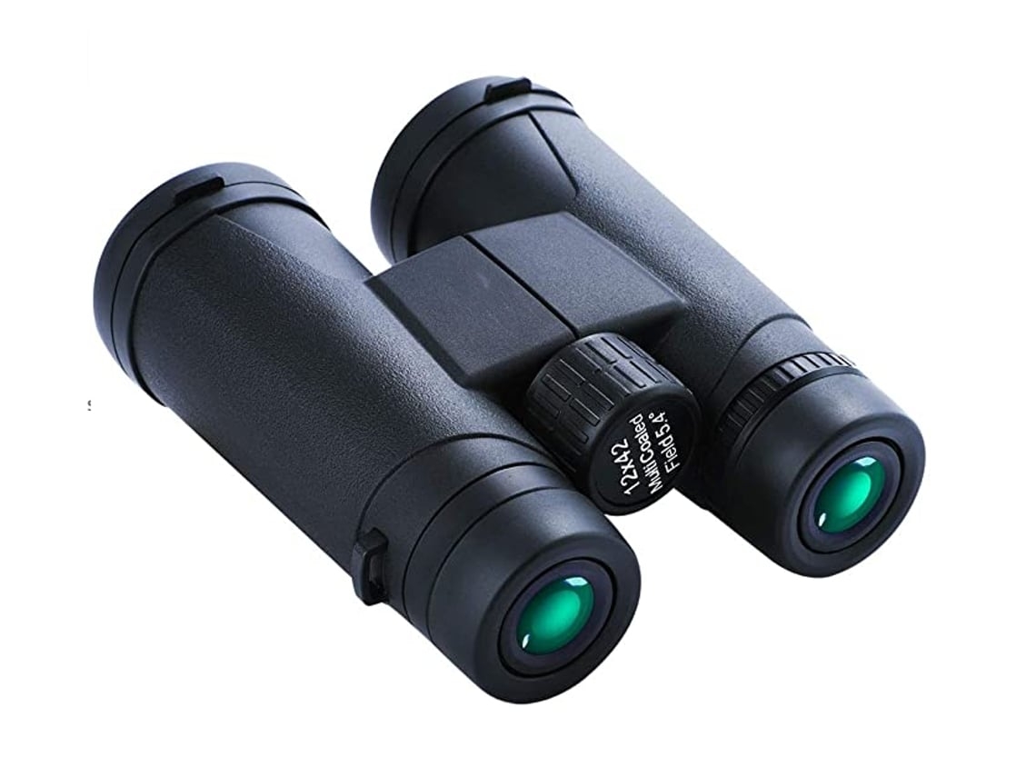 Telescópio Monocular ENZONS de Prisma de Alta Potência com Visão Noturna Baixa 10-30X42 Hd Zoom de Bolso À Prova D'Água Compac-Preta