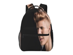 Mochila K72 Justin Bieber Para Estudantes, Durável E Leve, Com Alça De Ombro Impermeável E Respirável. Olysi Shop