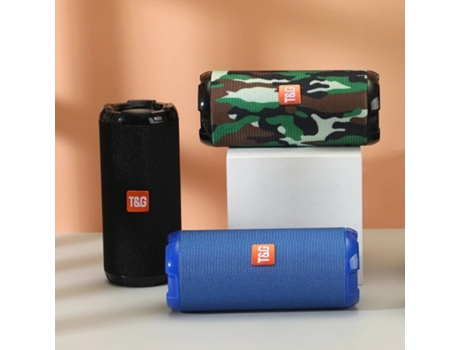 Coluna Bluetooth Sem Fios Portátil e Compacto Cartão de Coluna Duplo Suporte para Rádio Fm Tf