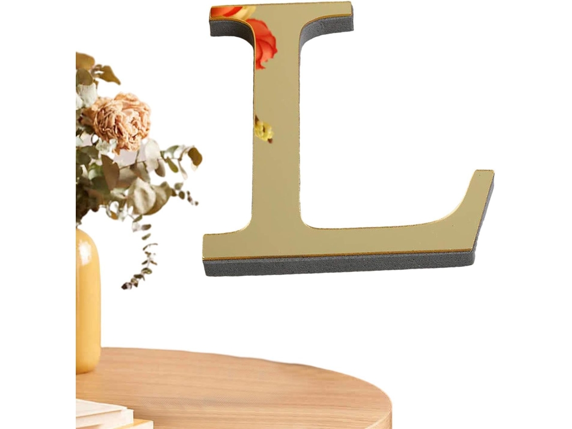 Letras adesivas de parede, letras 3D para decoração de paredes.