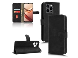 Capa De Couro Com Flip Magnético Skin Feel Para Doogee Note 58 / Note 58 Pro