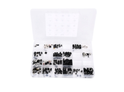 Kit de Interruptores Táteis Micro 250pcs com Botão Push para Eletrônicos