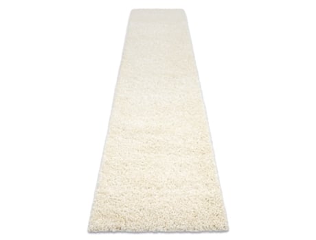 Tapete, Passadeira Soffi Shaggy 5cm Creme - Para Cozinha, Ante-Sala, Corredor