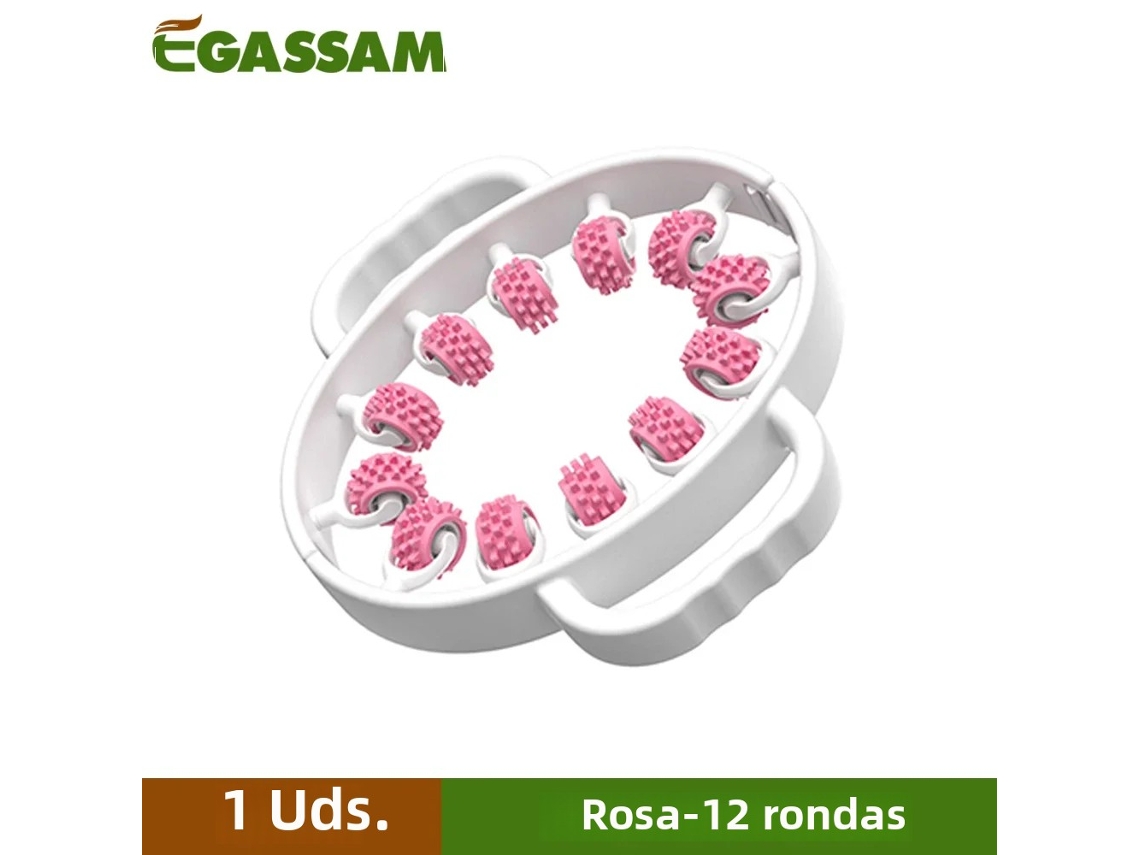 Massageador Muscular , Tecnologia de Rolos, Elimina a Celulite, Feito de Polipropileno. MDUG (rosa)