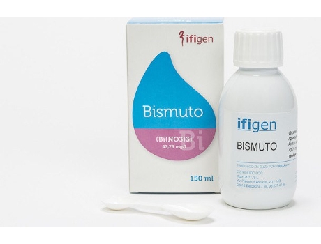 Suplemento Alimentar IFIGEN Bismuto Oligopharm (Manga, Açai, Chá Verde, Frambuesa - 150 ml)