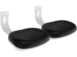 Capa de assento traseiro de 2 peças para substituição do assento de scooter e veículo elétrico.