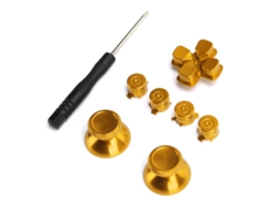 Aetheria alavanca de Metal Thumbstick Botão para Ps4 Controle Joystick Substituição Ouro