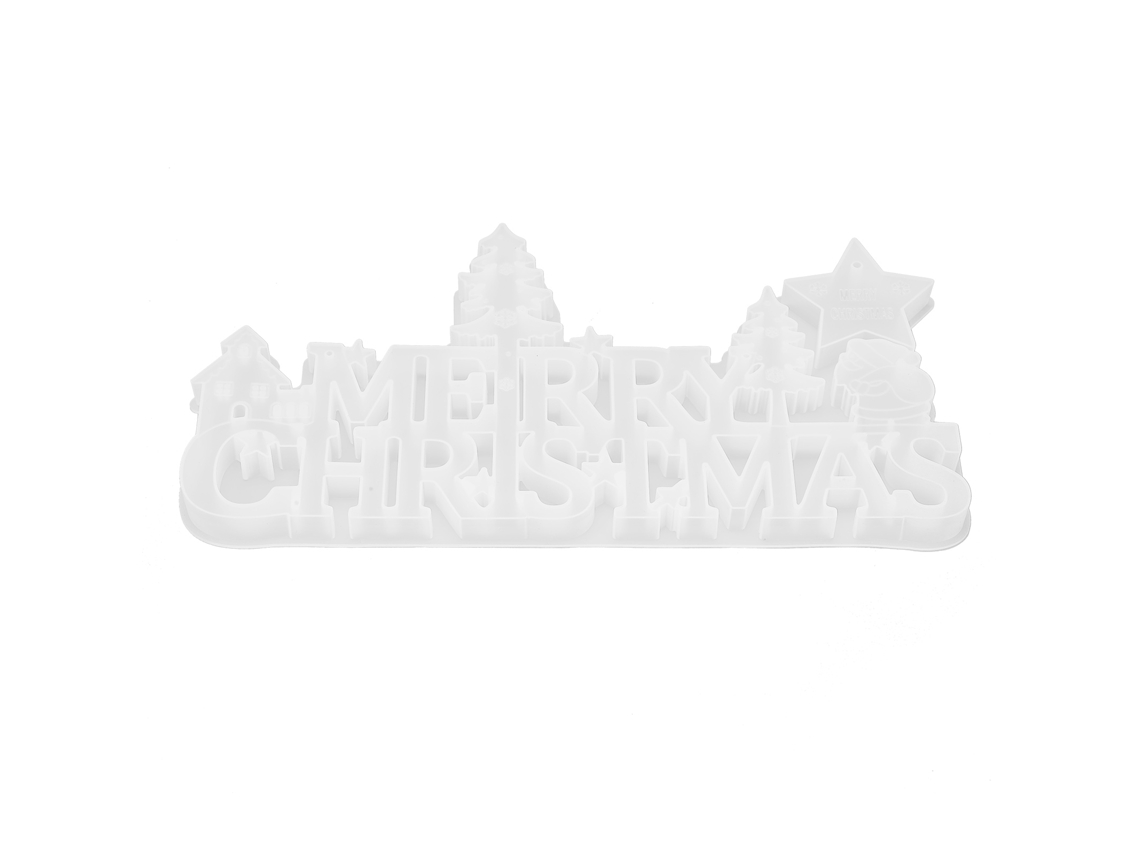 Moldes De Silicone Natal Fácil Limpeza Reutilizável