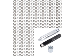 Kit Com 100 Ilhós De Latão Para Artesanato, Acessórios Vestuário,
