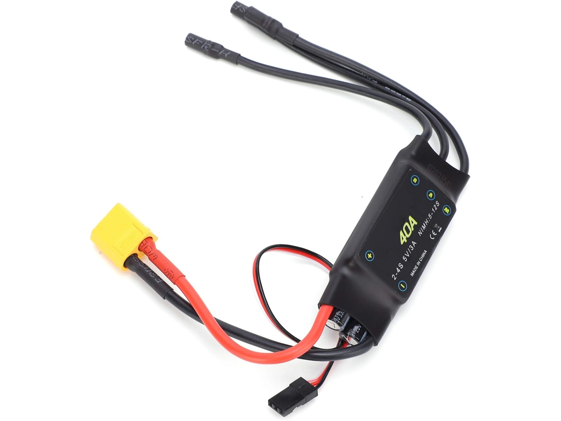 Controlador Eletrônico de Velocidade Brushless de 40a para Drones e Aviões de Controle Remoto. SFUSHOS