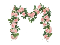 Kit com 3 Arranjos de Flores Artificiais Suspensas, Cestas de Rosas, Casamento para Jardim AQUAFORGE (6, 0 M por Arranjo)