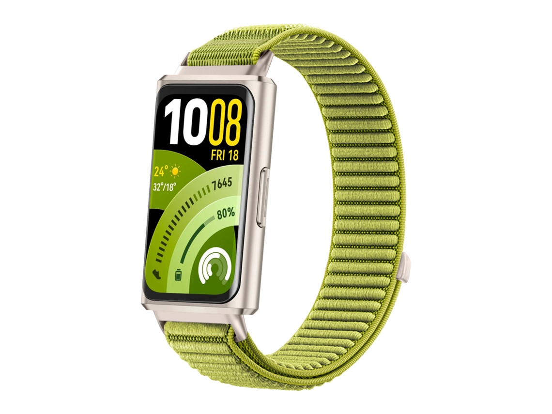 Nylon Trançado Para Huawei Band 11/11 Pro,respirável, Fecho Rápido, Ajustável Verde Hexinyigjly