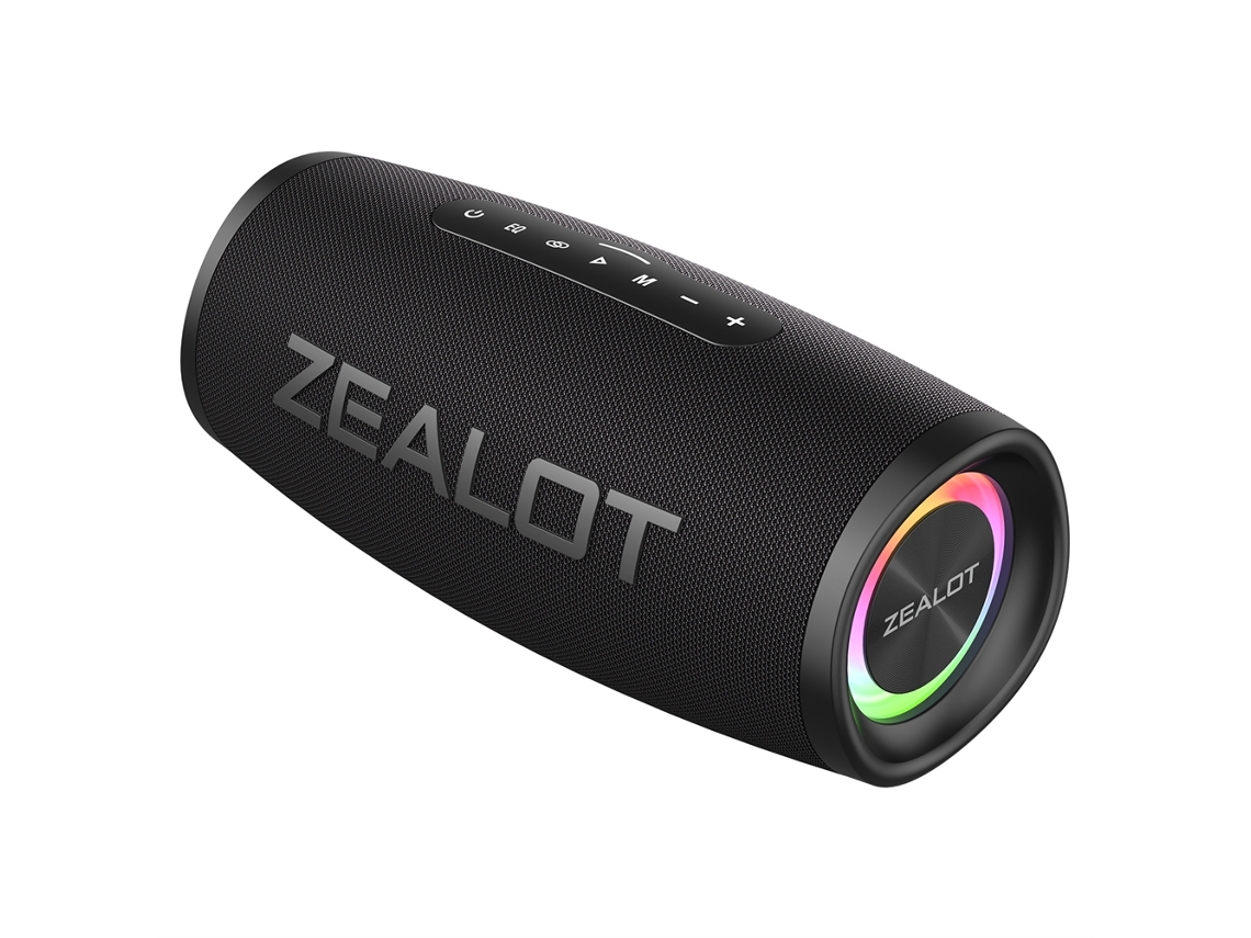 Caixa De Som Portátil De 40 W Com Subwoofer, Sem Fio E À Prova D'água.