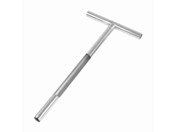 Muestreador De Solo Portátil Com Cabo Em Forma De T De Aço Inoxidável, Ferramenta Manual Para Jardim, Grama E Manutenção Residencial