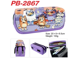 Estojo De Dupla Camada Com Grande Capacidade E Motivos De Desenhos Animados – Estojo Para Material Escolar Infantil Pb-2867