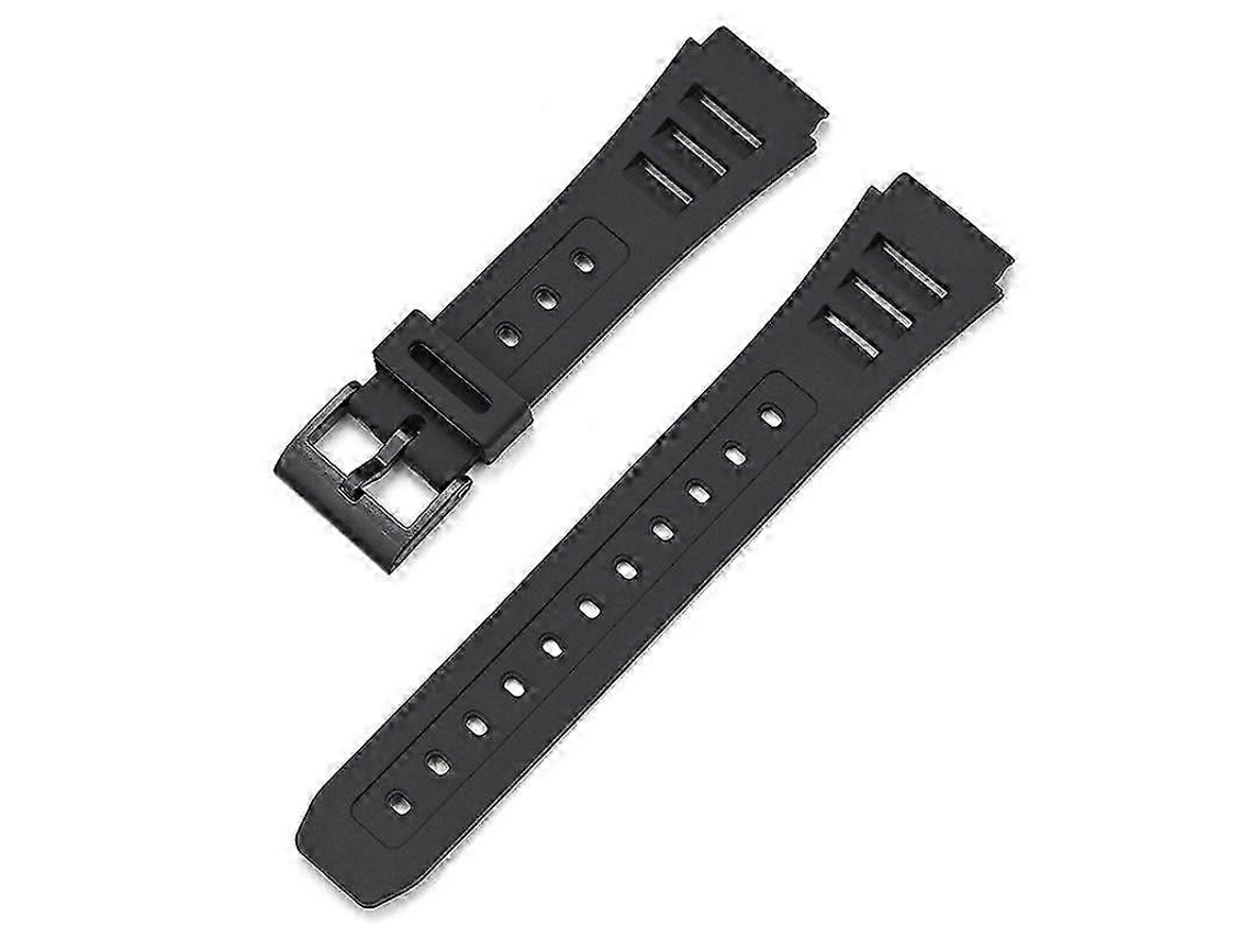 Pulseira De Relógio Preta Tpu À Prova Dágua Para Relógio Eletrônico Vintage Casio W 740 Olysi Shop