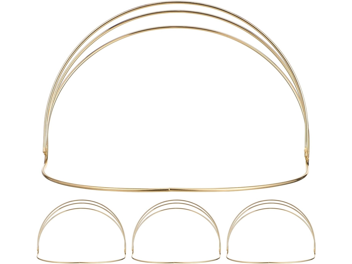Base Tiara para 4 Ninhadas (peças) - Laços de Cabelo Arame em Ninhadas