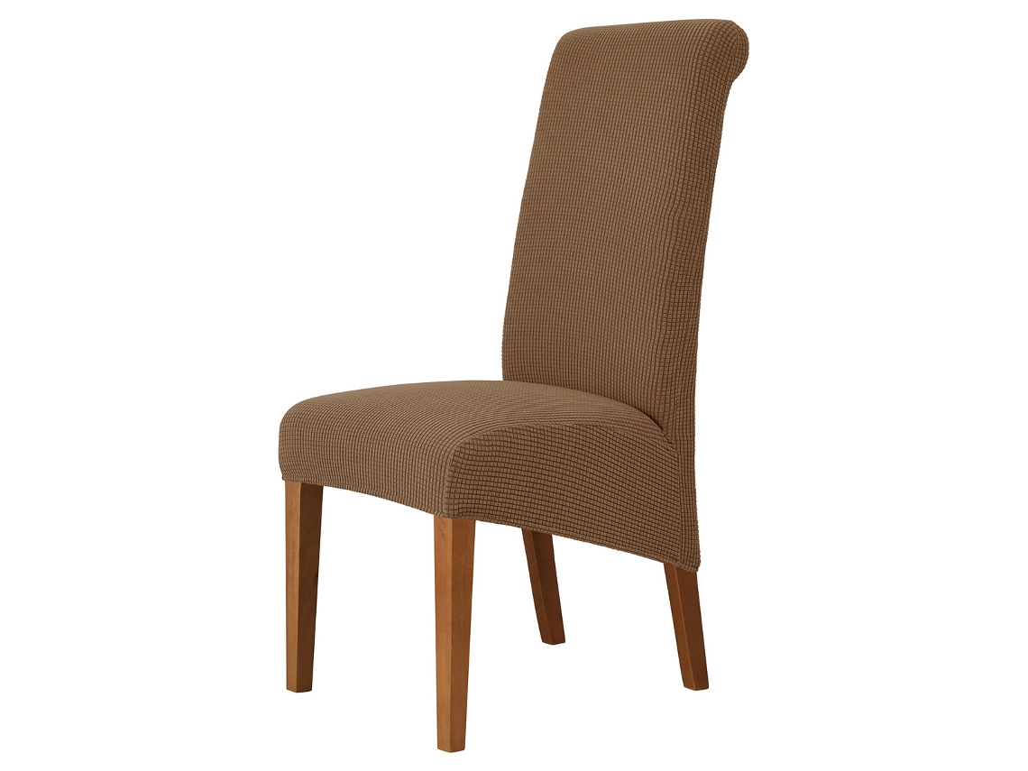 1 Pacote Protetor Removível para Cadeira de Sala de Jantar para Casa Restaurante-18 # Café Profundo EVELTEK Highxtype