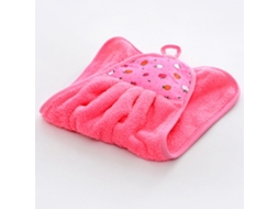 Toalha De Microfibra, Rosa, Pano Limpeza Manual Para Cozinha, Banheiro