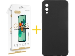 Capa e Película Samsung A02 ACCETEL 2061 Preto